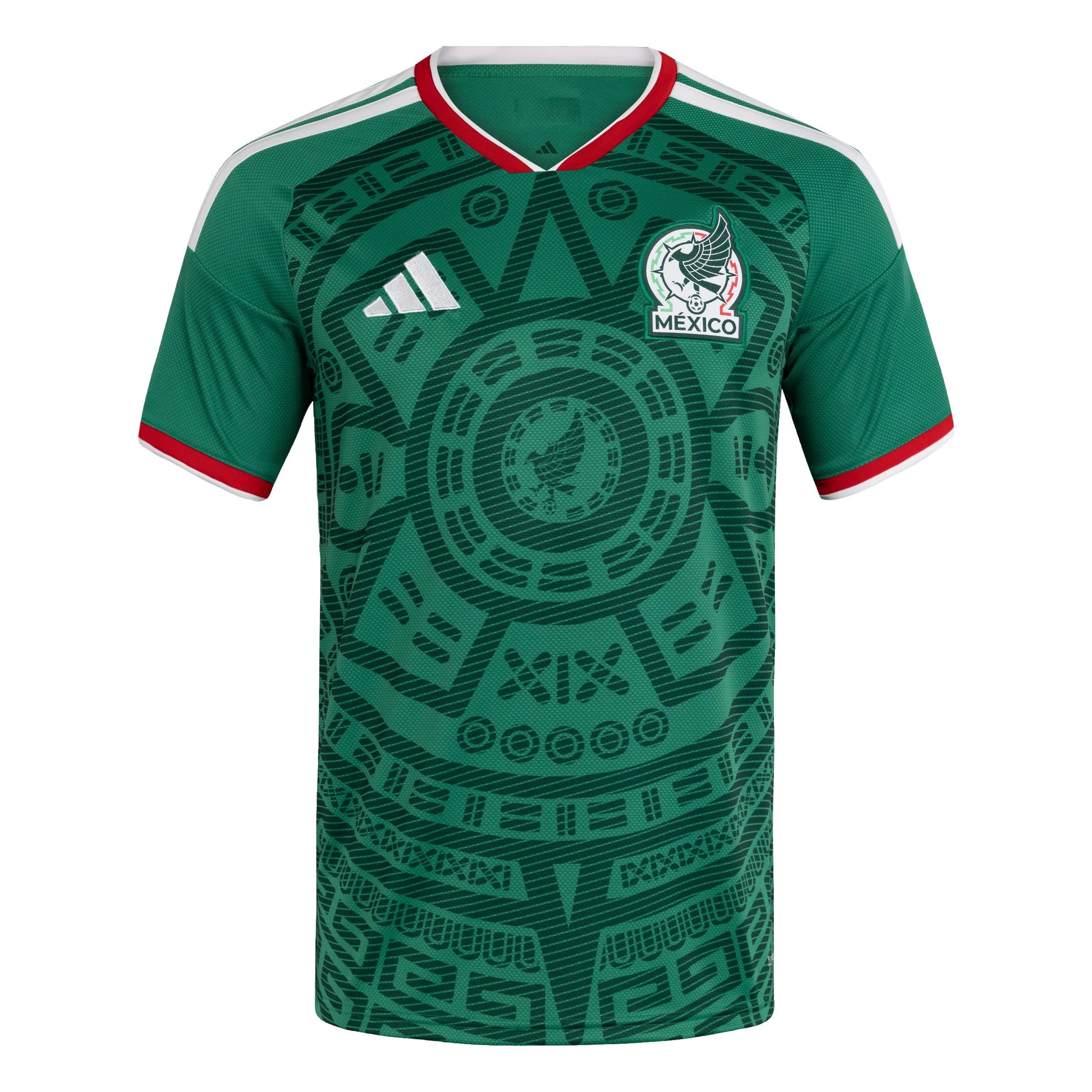 adidas Mexico Home Mens Soccer Jersey 26 Green