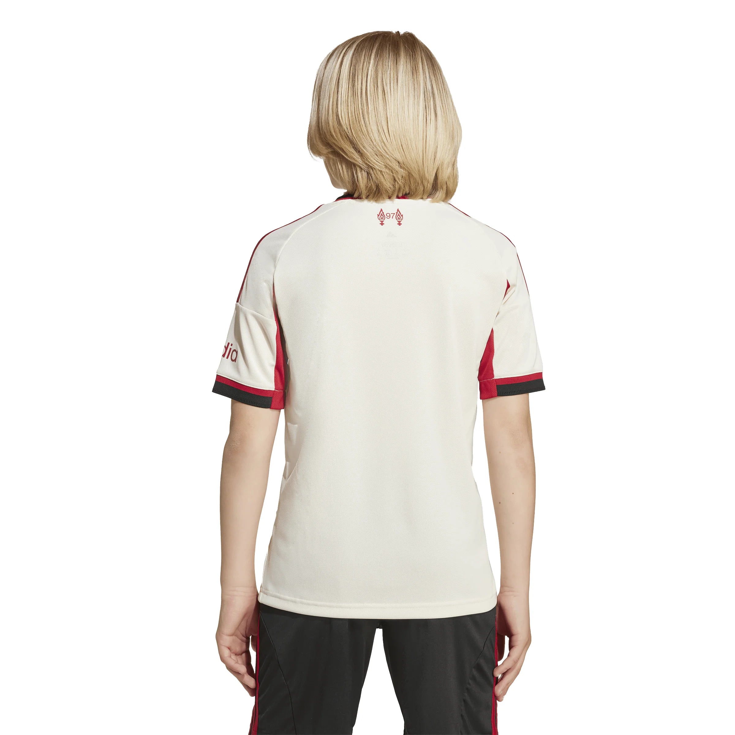 adidas Liverpool FC Away Youth Soccer Jersey 25 26 White