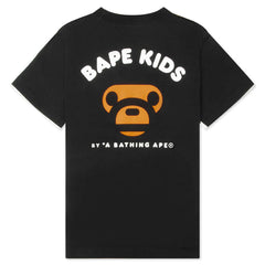 Kids Milogram Friends Tee Black Yellow