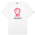Abc Camo Baby Milo Tee White Pink