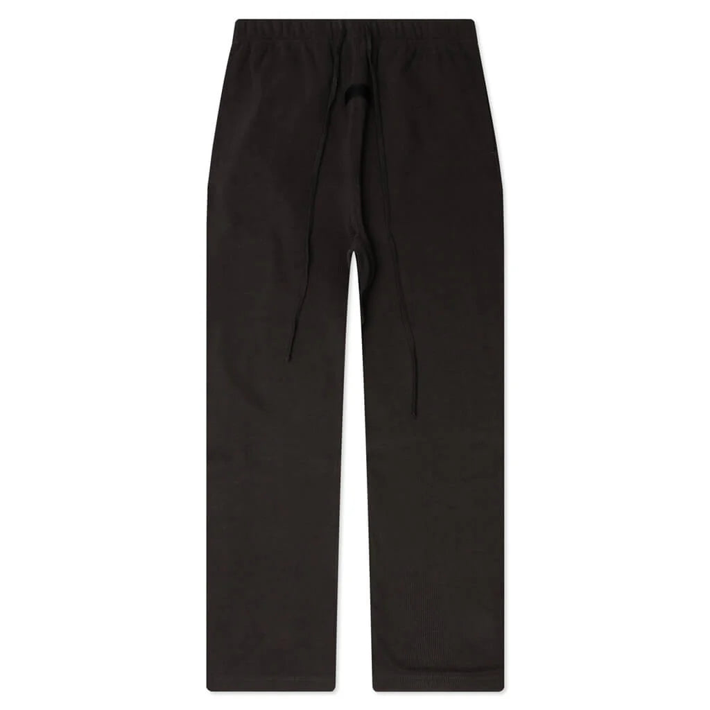 Relaxed Waffle Sweatpant Off Black