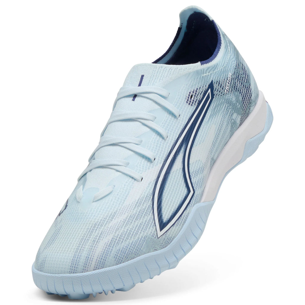 PUMA Ultra 6 Match TT Turf Mens Soccer Cleats Icy Blue White