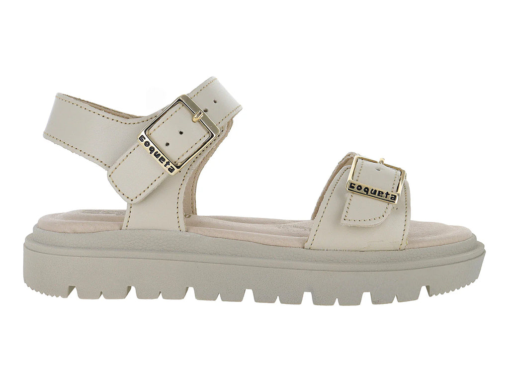 Sandalias Coqueta Beige para Niña