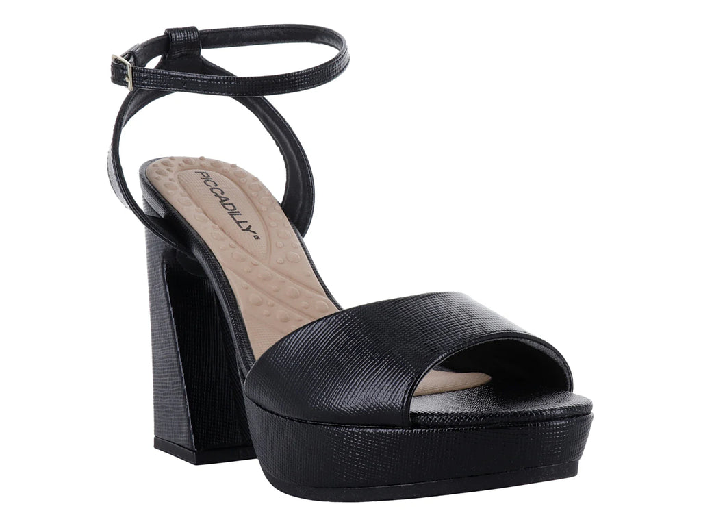 Sandalias Piccadilly Plataforma Negro para Mujer