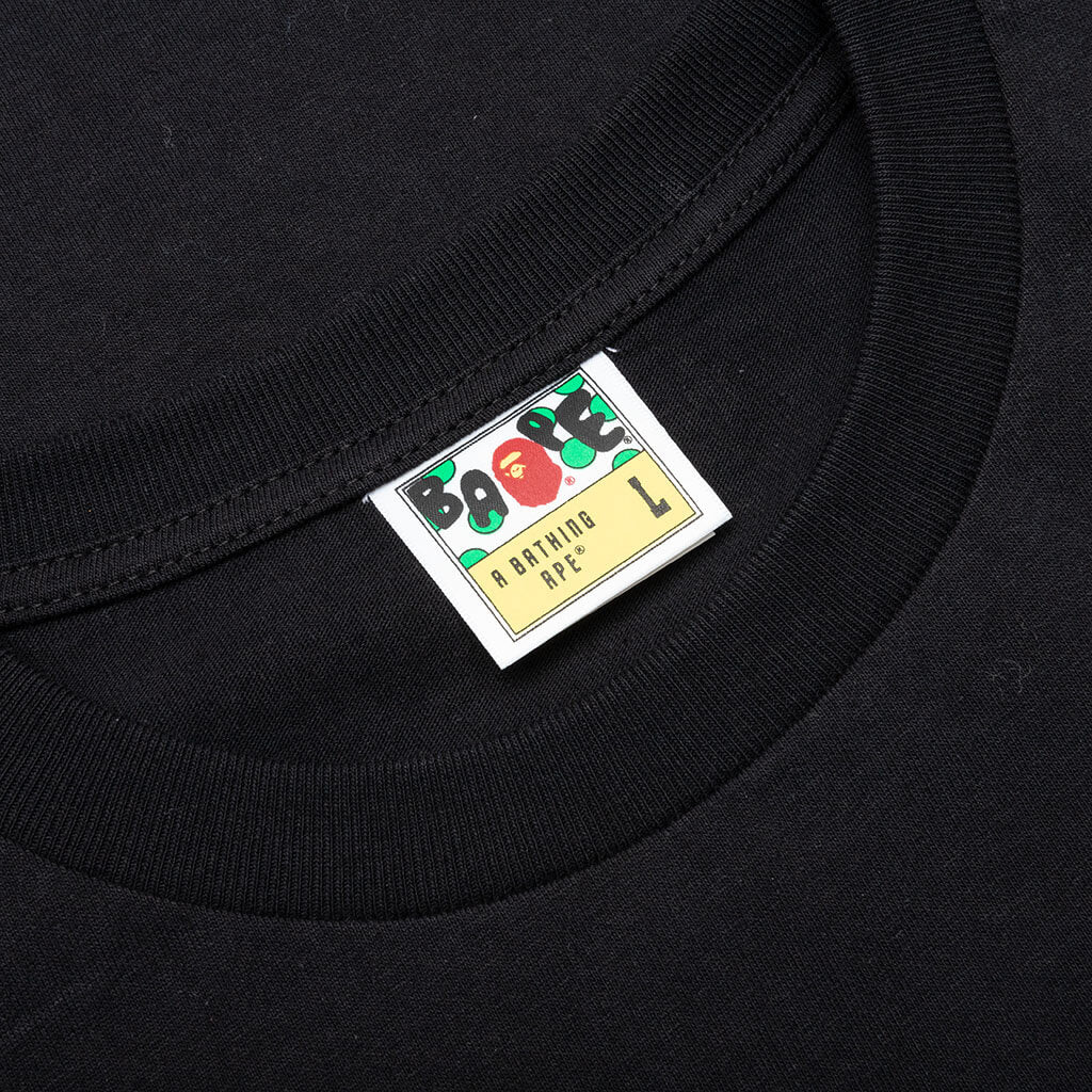 1st Camo Side Shark Tee Black Green