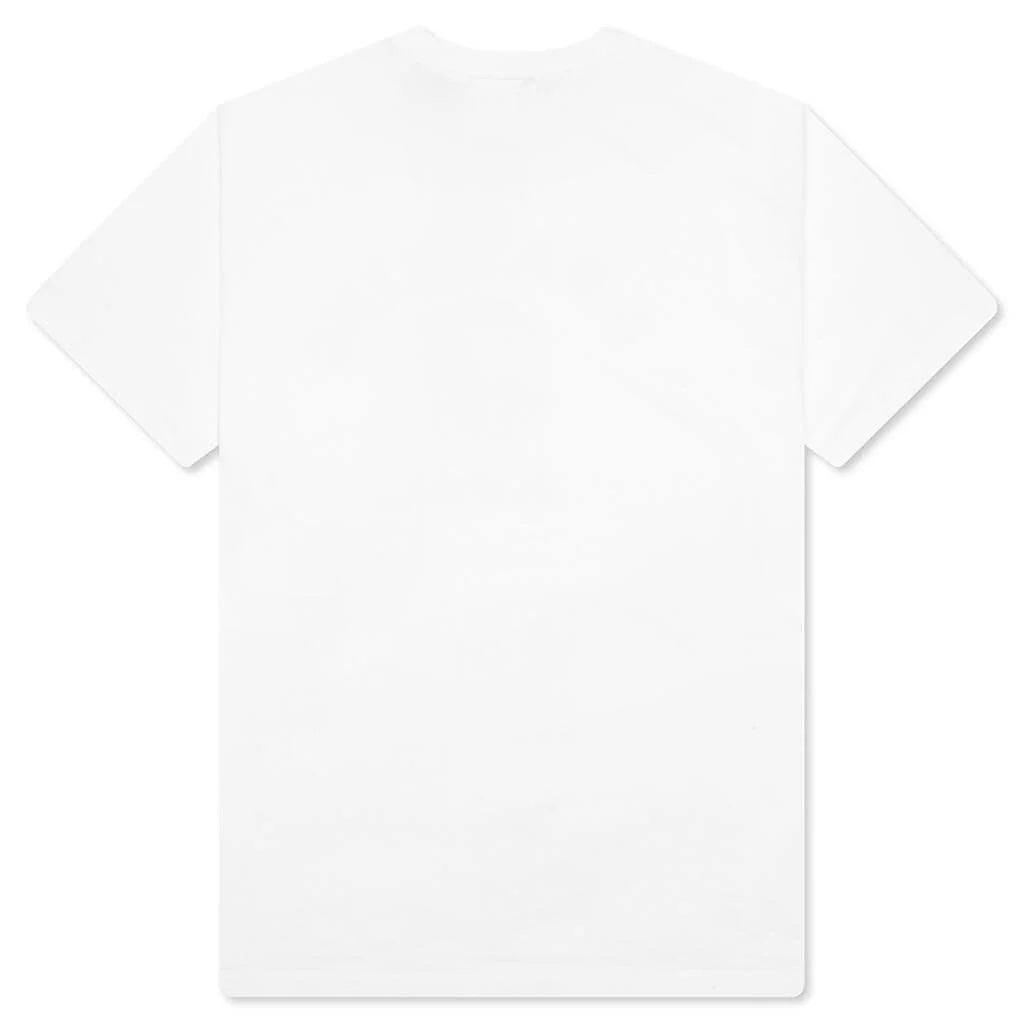 Color Camo College Tee White Purple