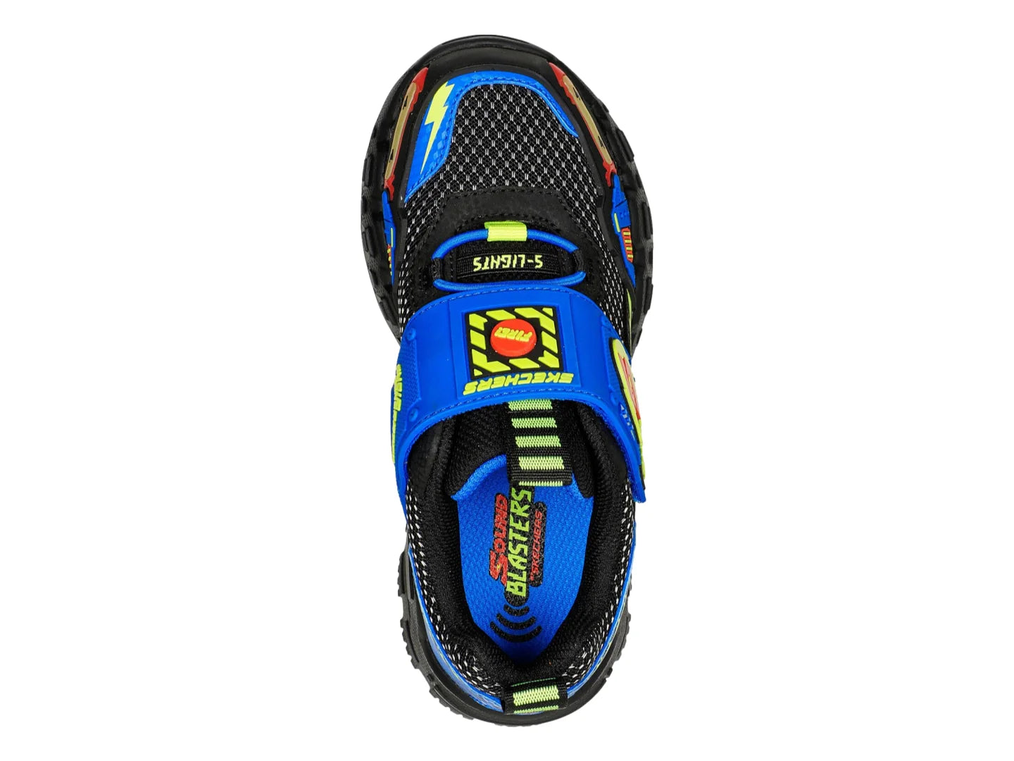 Tenis Skechers Azul y Lima para Niño