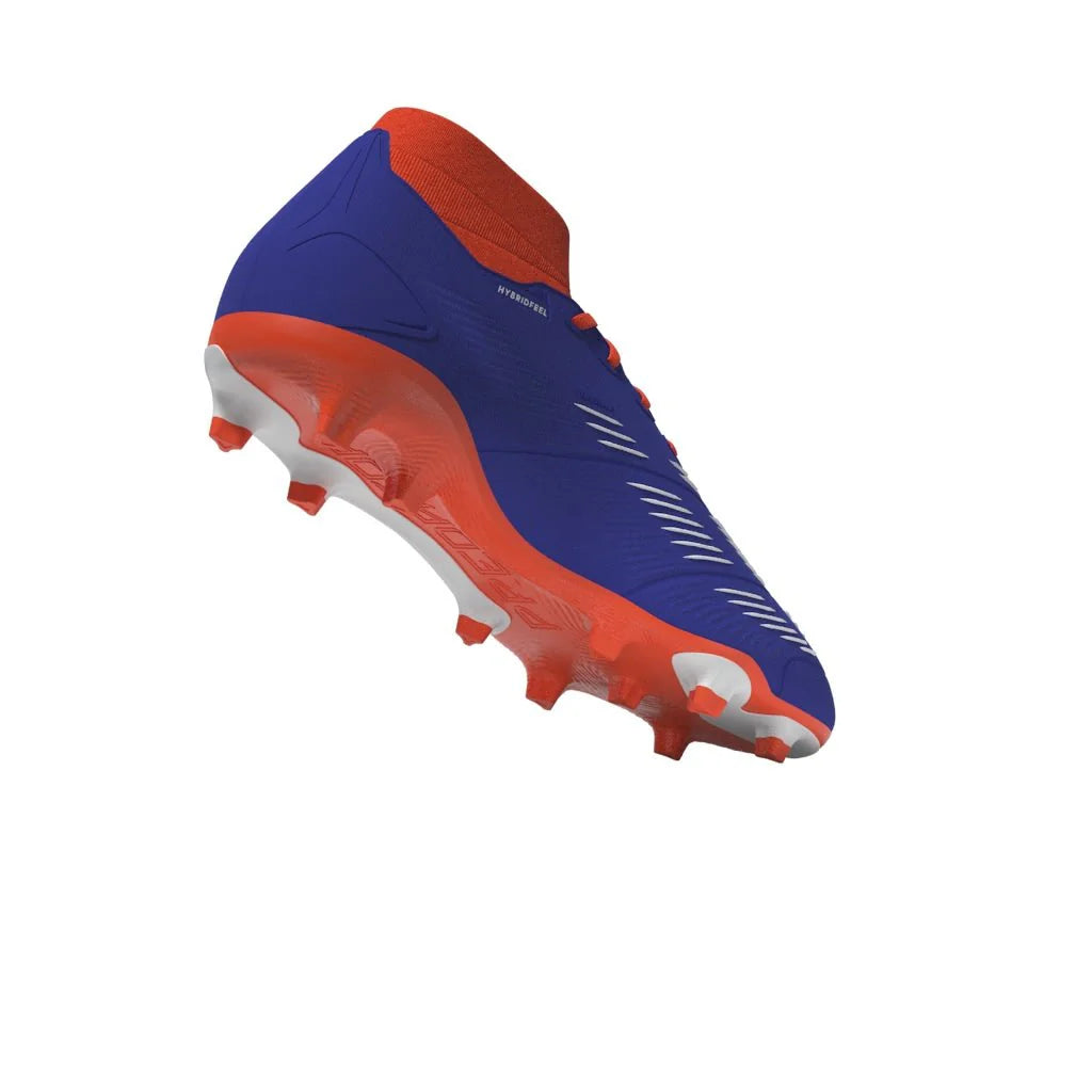 adidas Predator League Sock FG Firm Ground Soccer Cleats Lucid Blue White Solar Red