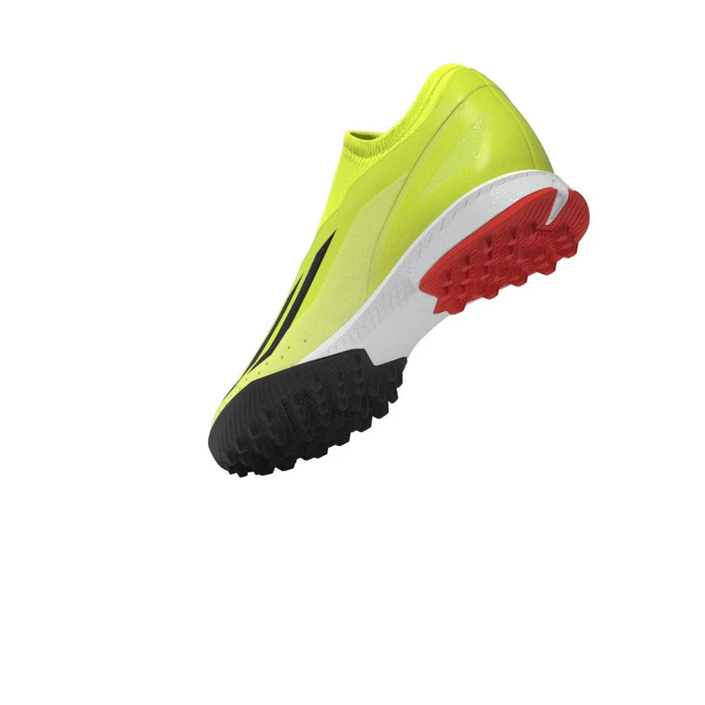 adidas X Crazyfast League Laceless TF Laceless Turf Boots Solar Yellow Black White