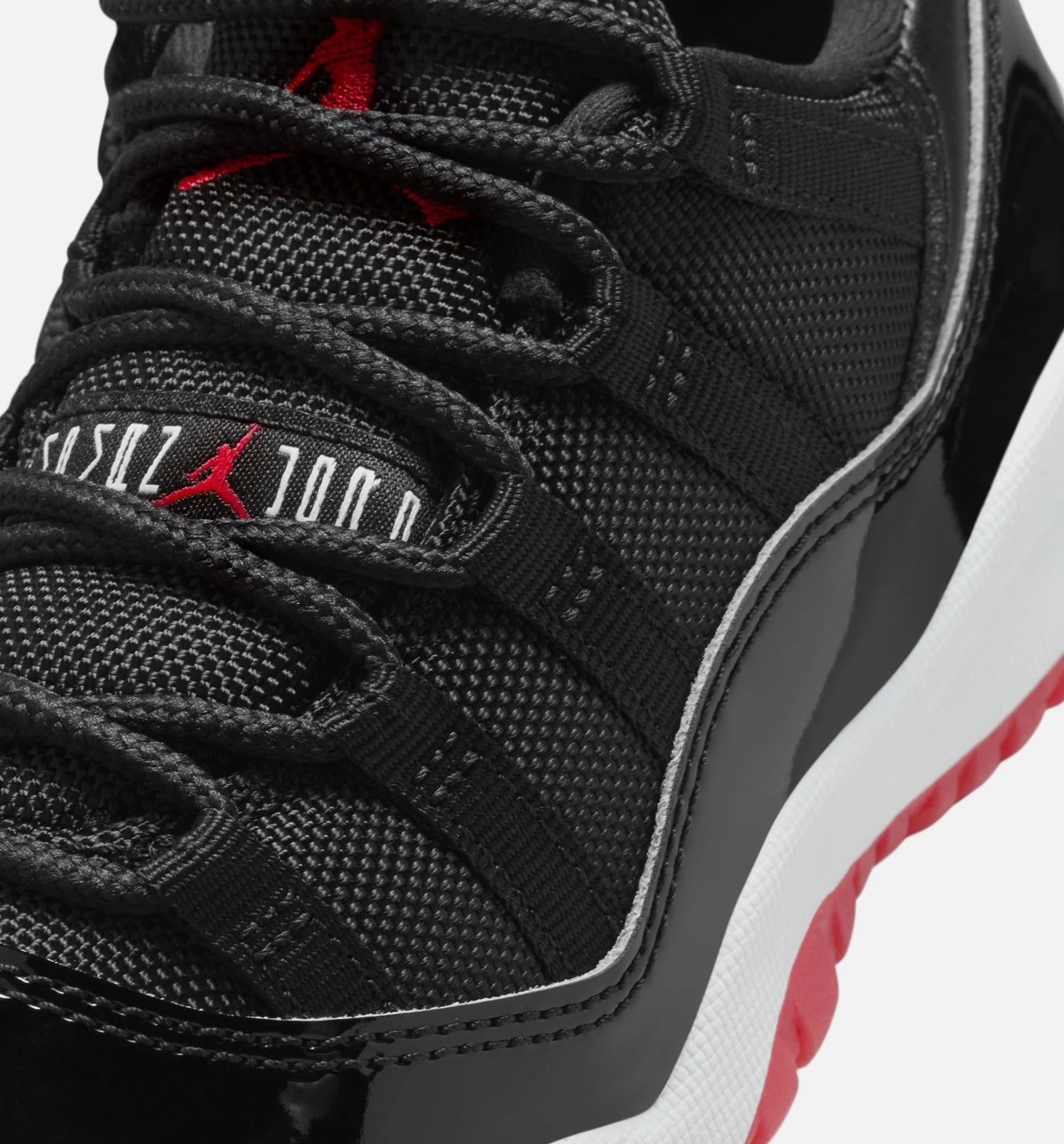 Air Jordan 11 Retro Bred Preschool Lifestyle Shoe Black Varsity Red White