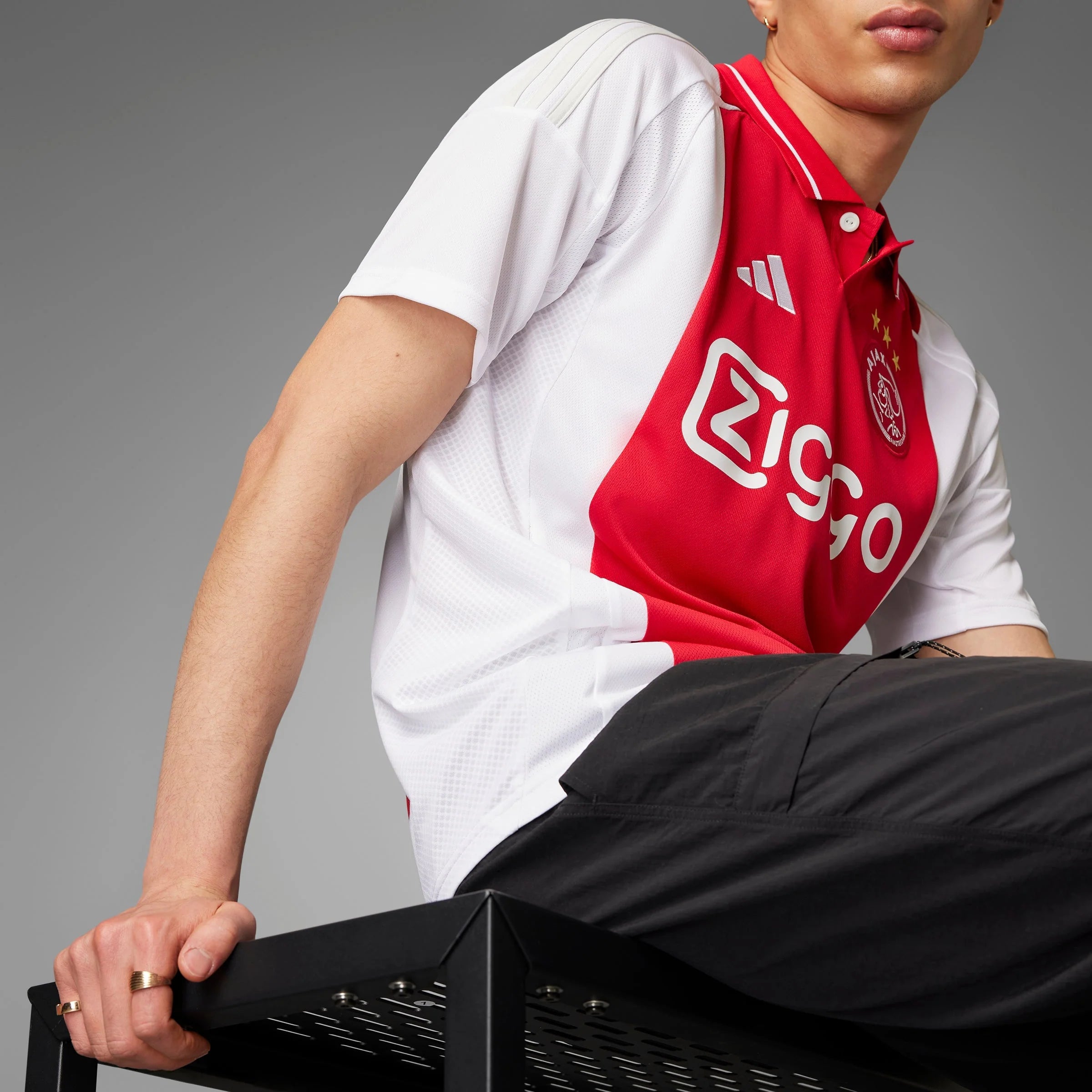 adidas Mens Ajax Amsterdam Home Jersey 24 25