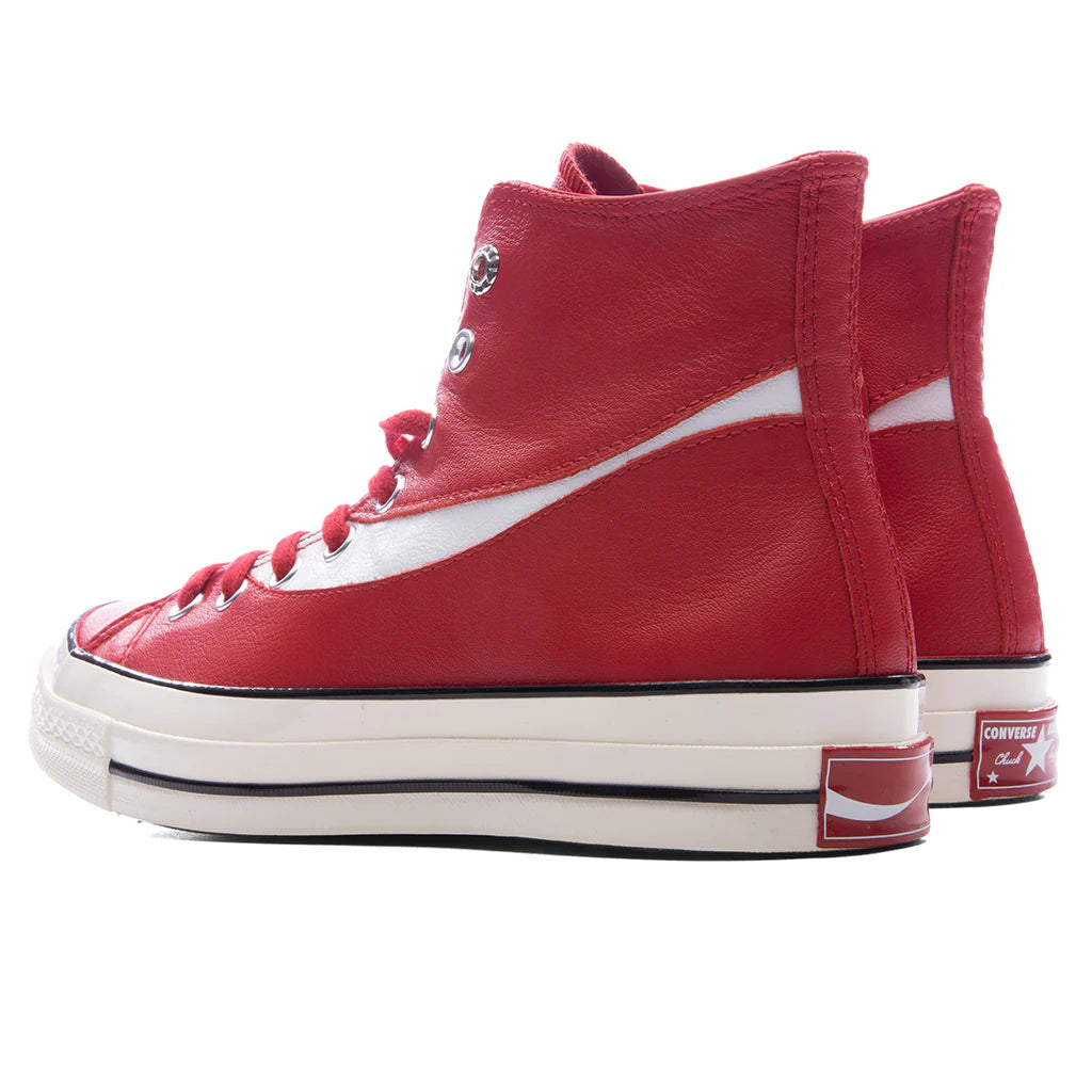 Converse x Coca Cola Chuck 70 Leather Racing Red Egret Black