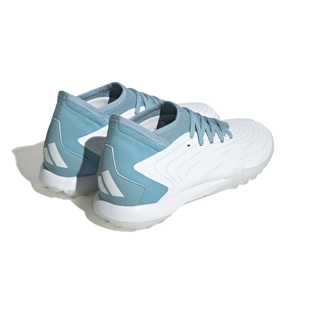 adidas Predator Accuracy3 TF Turf Shoes White Grey Blue