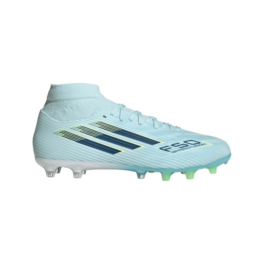 adidas F50 SparkFusion League Mid Cut FG AG Firm Ground Artificial Ground Womens Soccer Cleats Blue