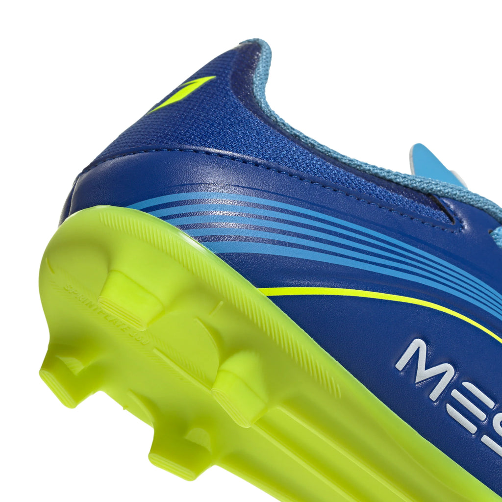 adidas F50 Messi League FG MG Youth Soccer Cleats Royal Blue Yellow Blue