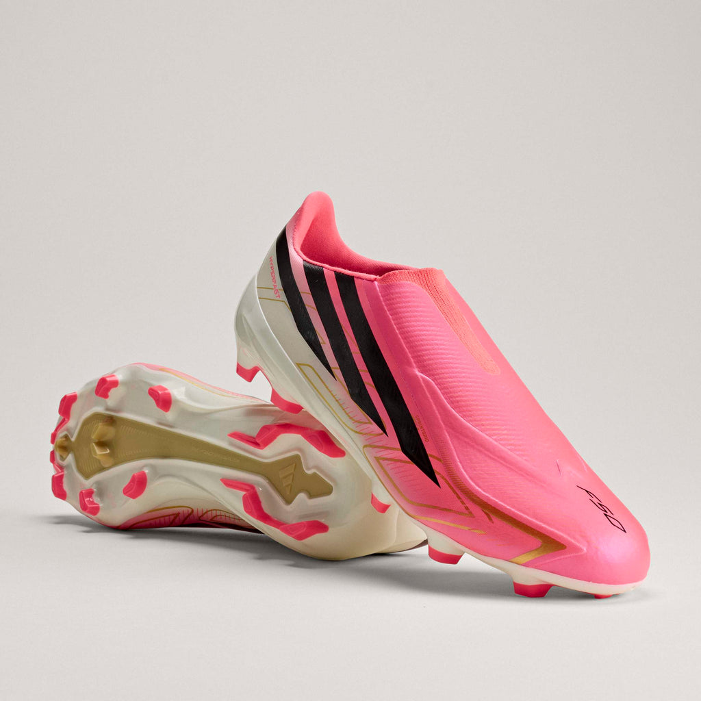 adidas F50 Hyperfast League Laceless Firm Ground Mens Soccer Cleats Turquesa Black Gold