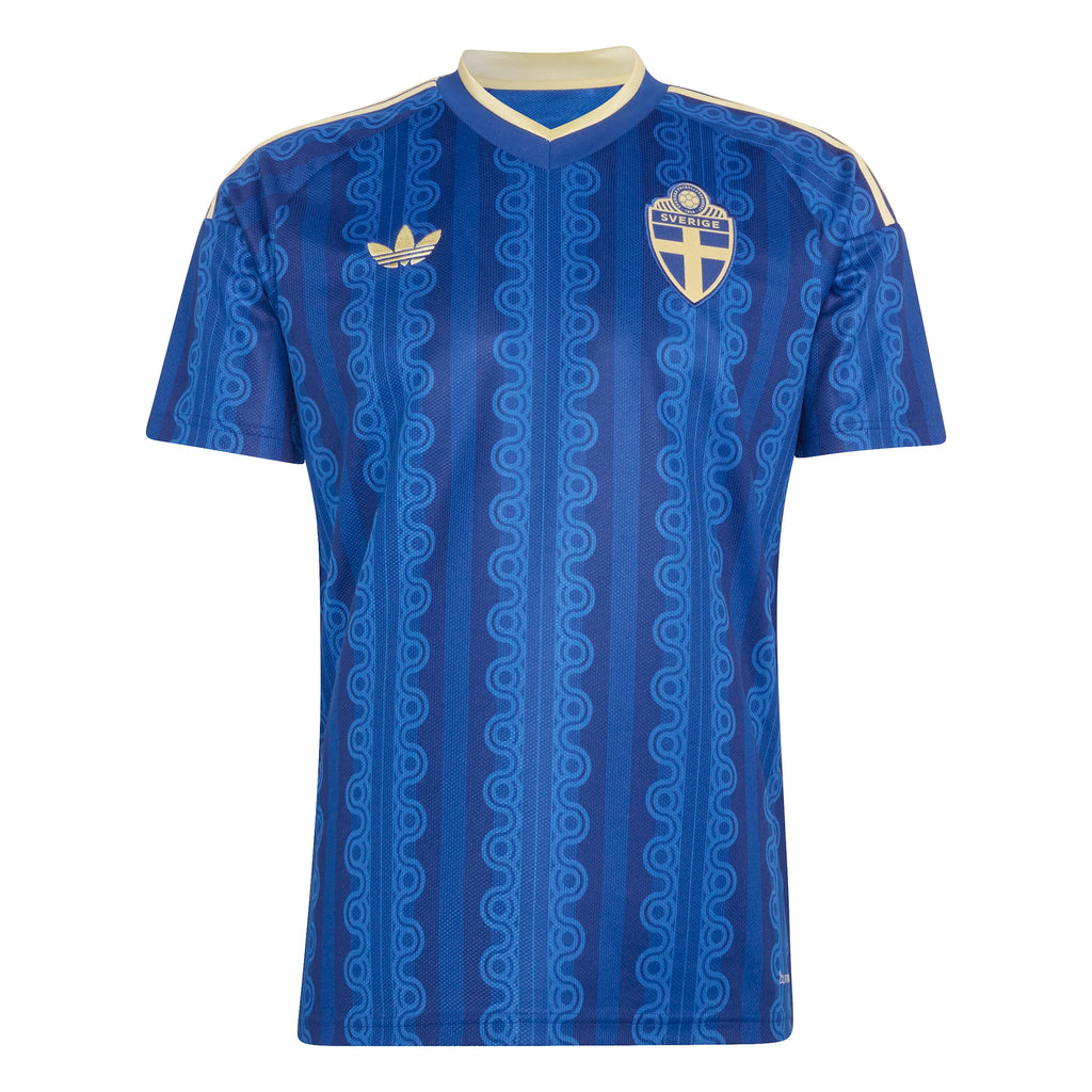 adidas Sweden Away Mens Soccer Jersey 2026 Royal Blue