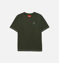 Vault x Nigel Cabourn Short Sleeve Knit Mens T Shirt Olive
