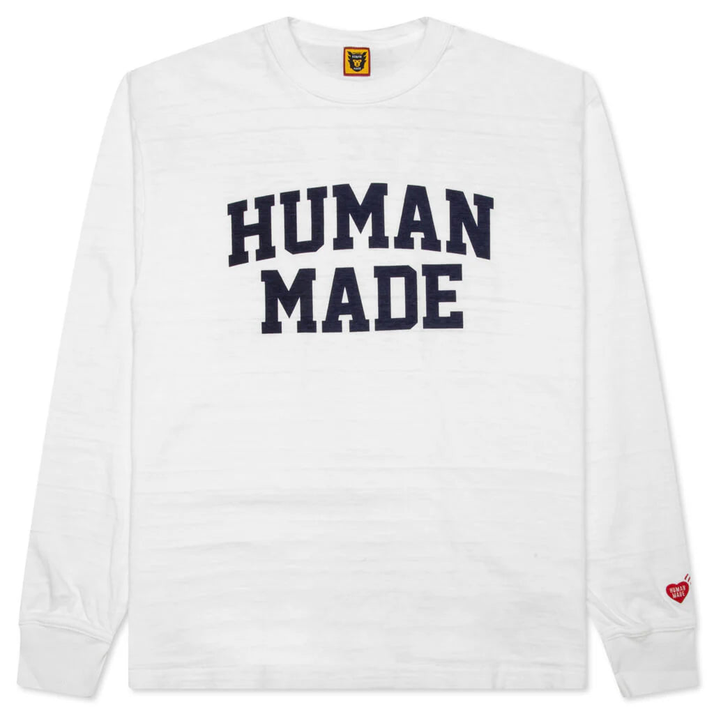 Graphic L S T Shirt 7 White