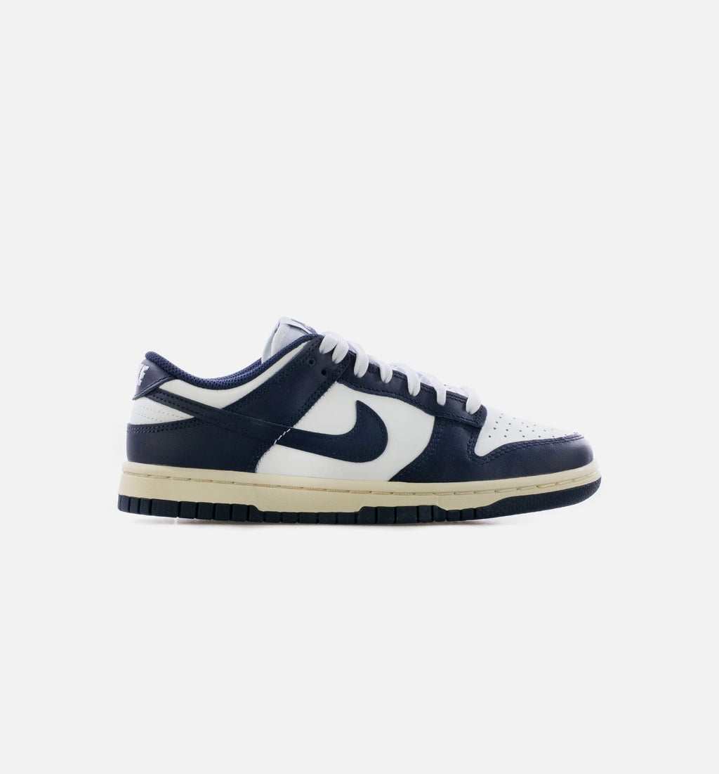 Dunk Low Vintage Navy Womens Lifestyle Shoe White Midnight Navy Limit One Per Customer