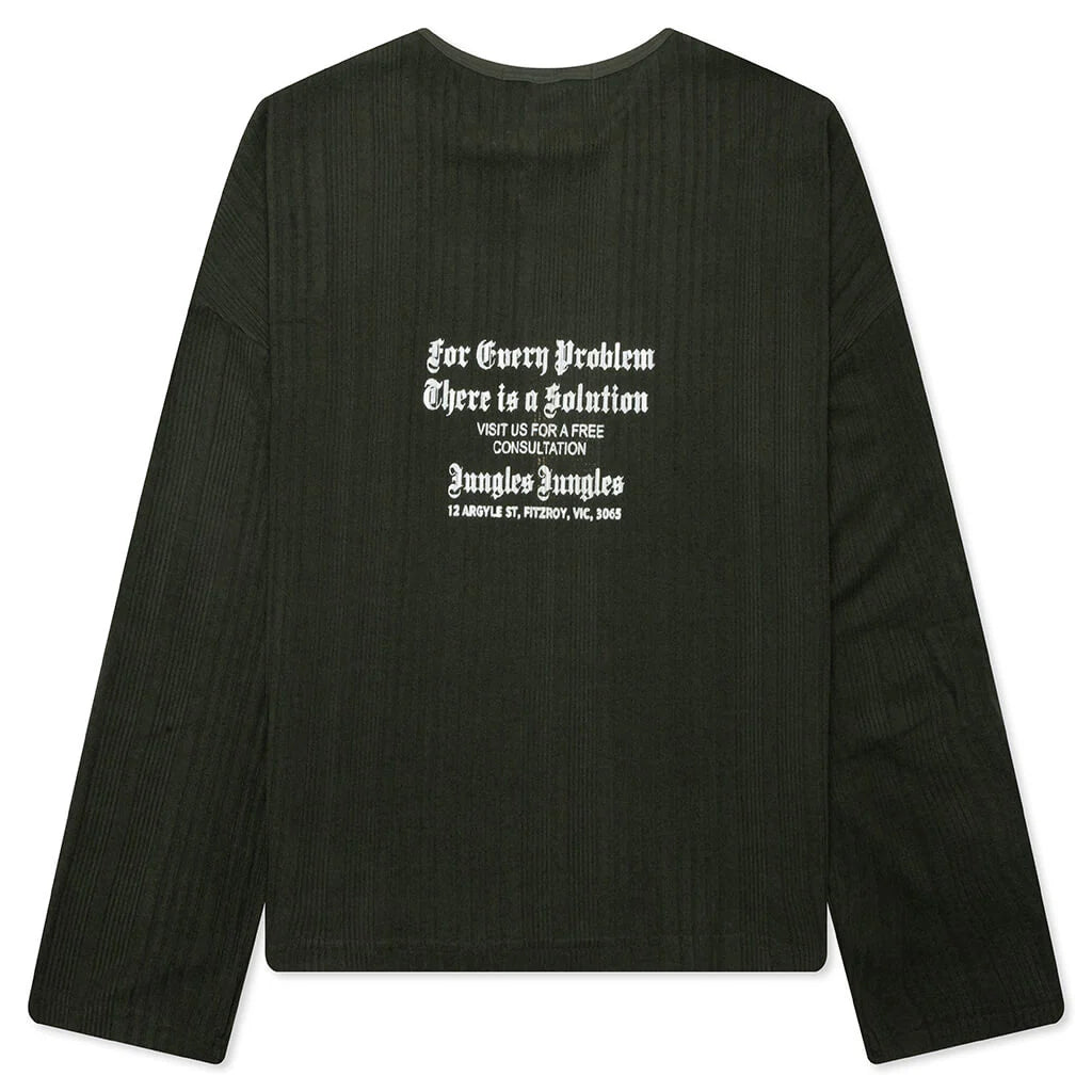 Solutions Knit Sweater Olive