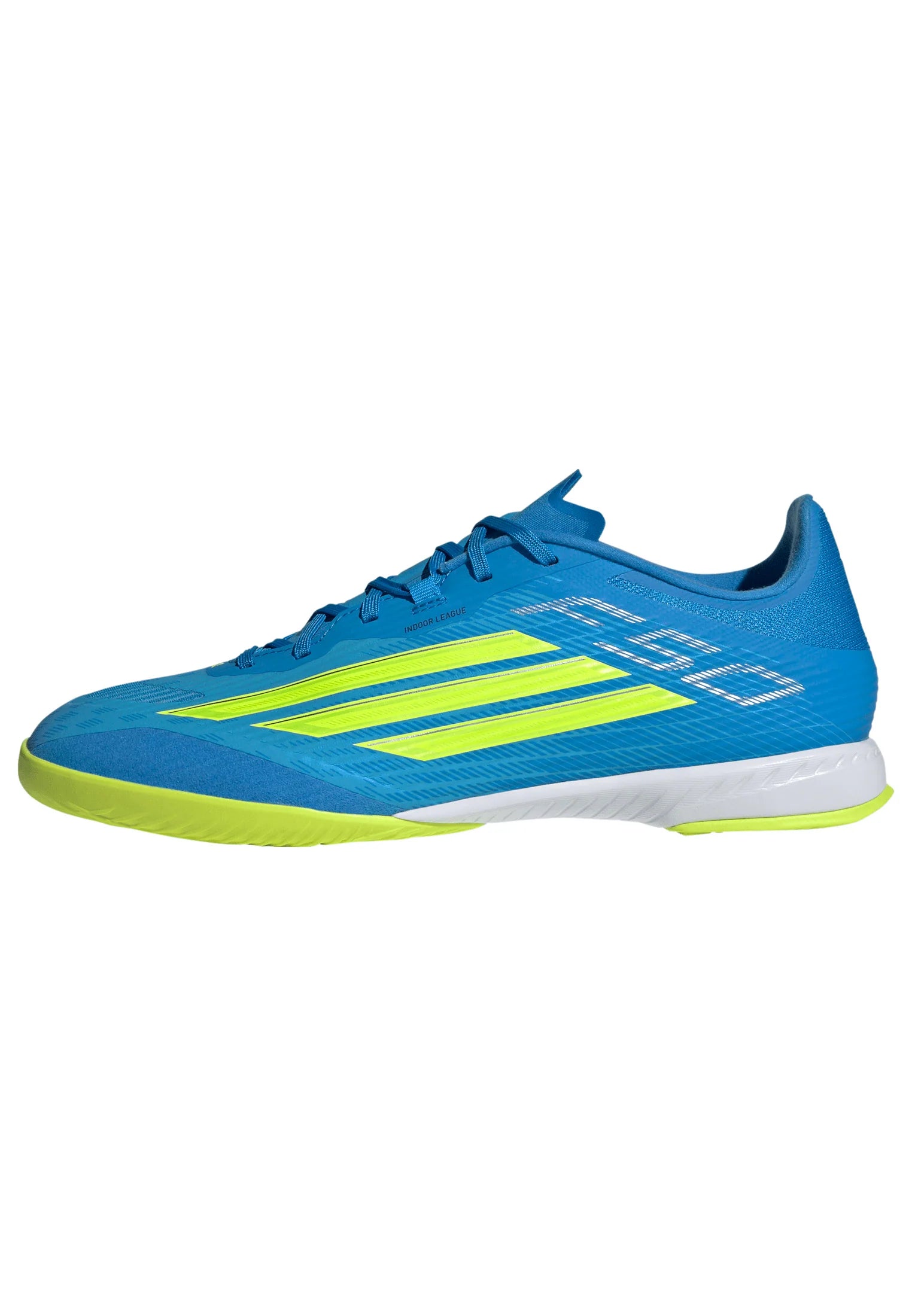adidas F50 League IN Indoor Mens Soccer Shoes Blue Yellow Aqua