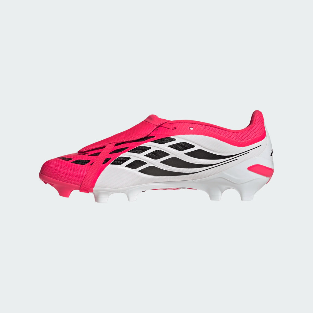 adidas Predator League Fold Over Tongue FG Firm Ground Mens Soccer Cleats Lucid Red Black
