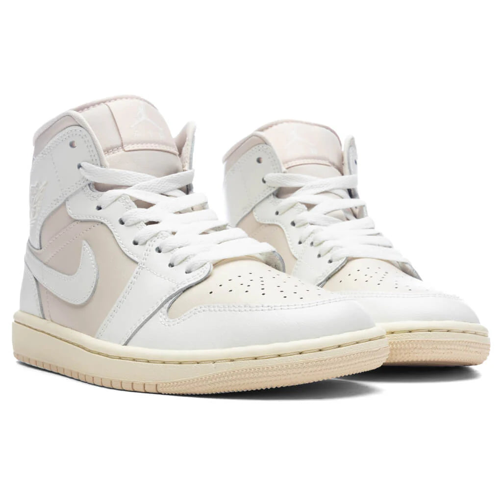 Womens Air Jordan 1 Mid Legend Light Brown Sail Muslin