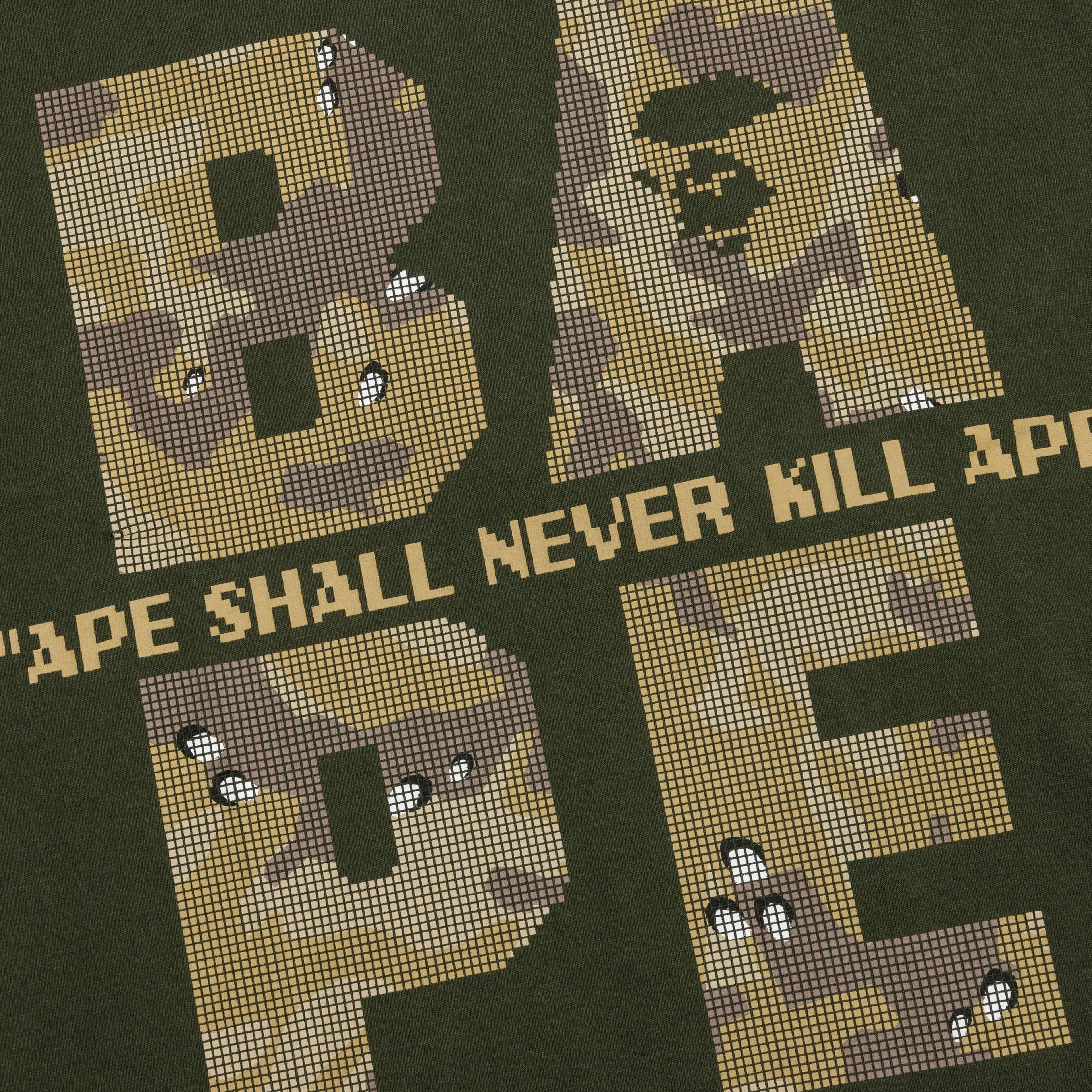 Bitmap Logo Tee Olive Drab