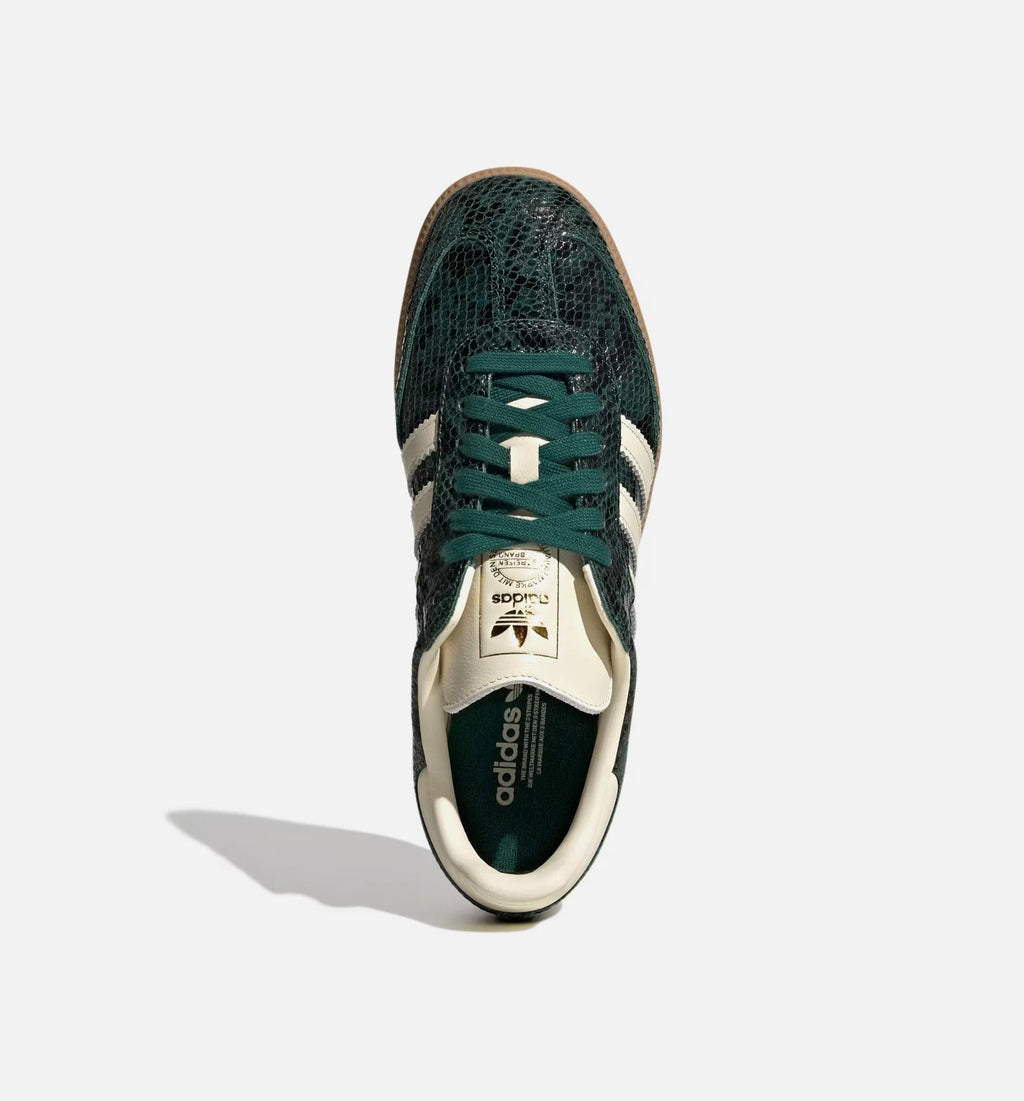 Samba OG Snakeskin Womens Lifestyle Shoe Cream White Cream White Collegiate Green