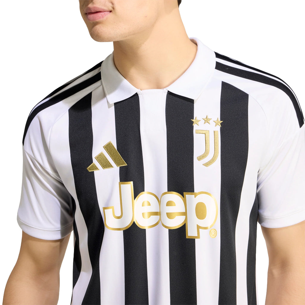 adidas Juventus Home Mens Soccer Jersey 26 27 White Black