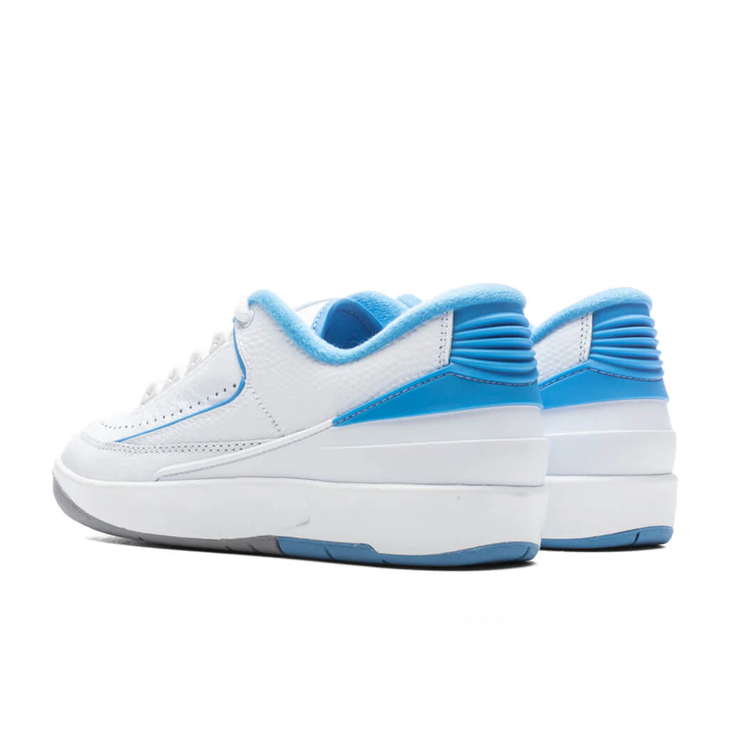 Air Jordan 2 Retro Low GS White University Blue Cement Grey