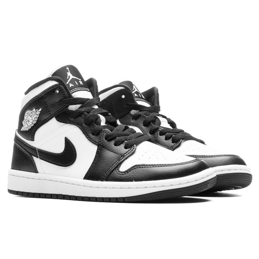 Womens Air Jordan 1 Mid White Black White