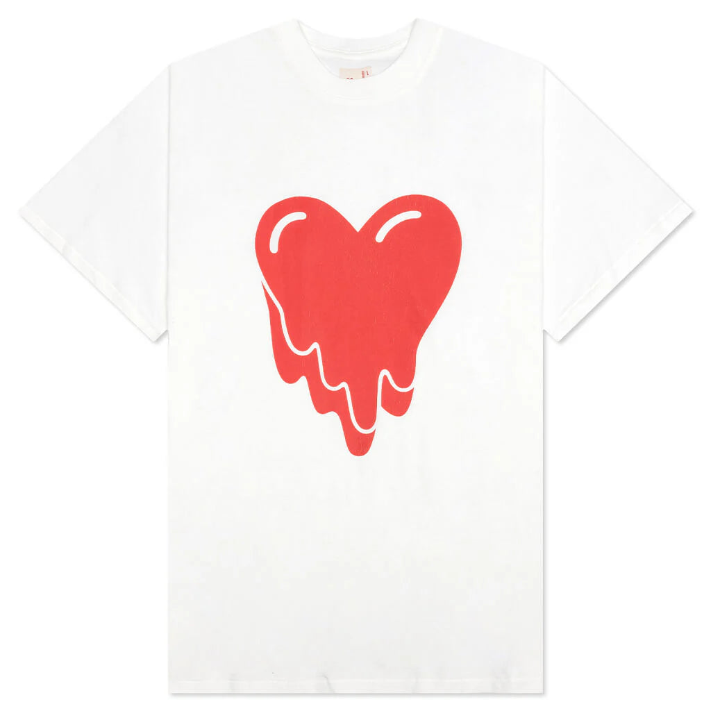 Heart Logo Tee White