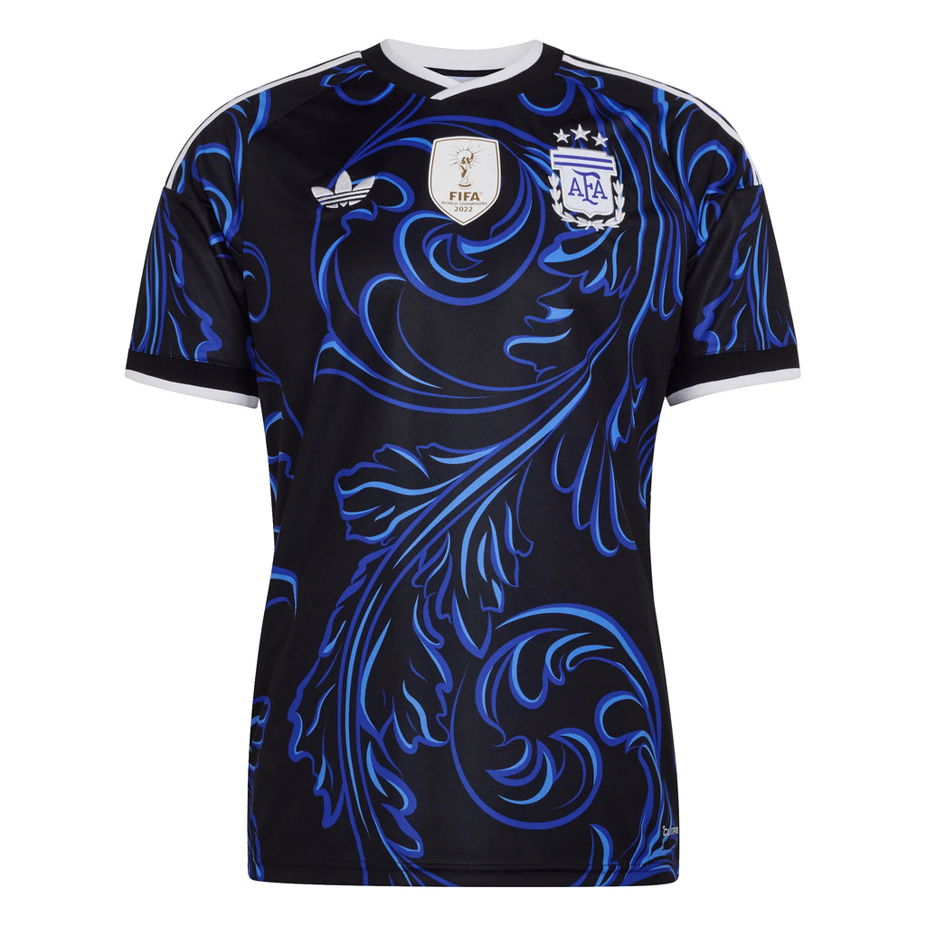 adidas Argentina Away Mens Soccer Jersey 2026 Black Blue