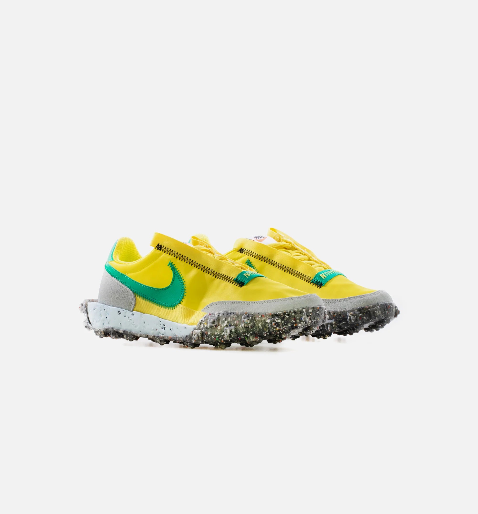 Waffle Racer Crater Womens Lifestyle Shoe Yellow Strike Photon Dust Chambray Blue Roma Green