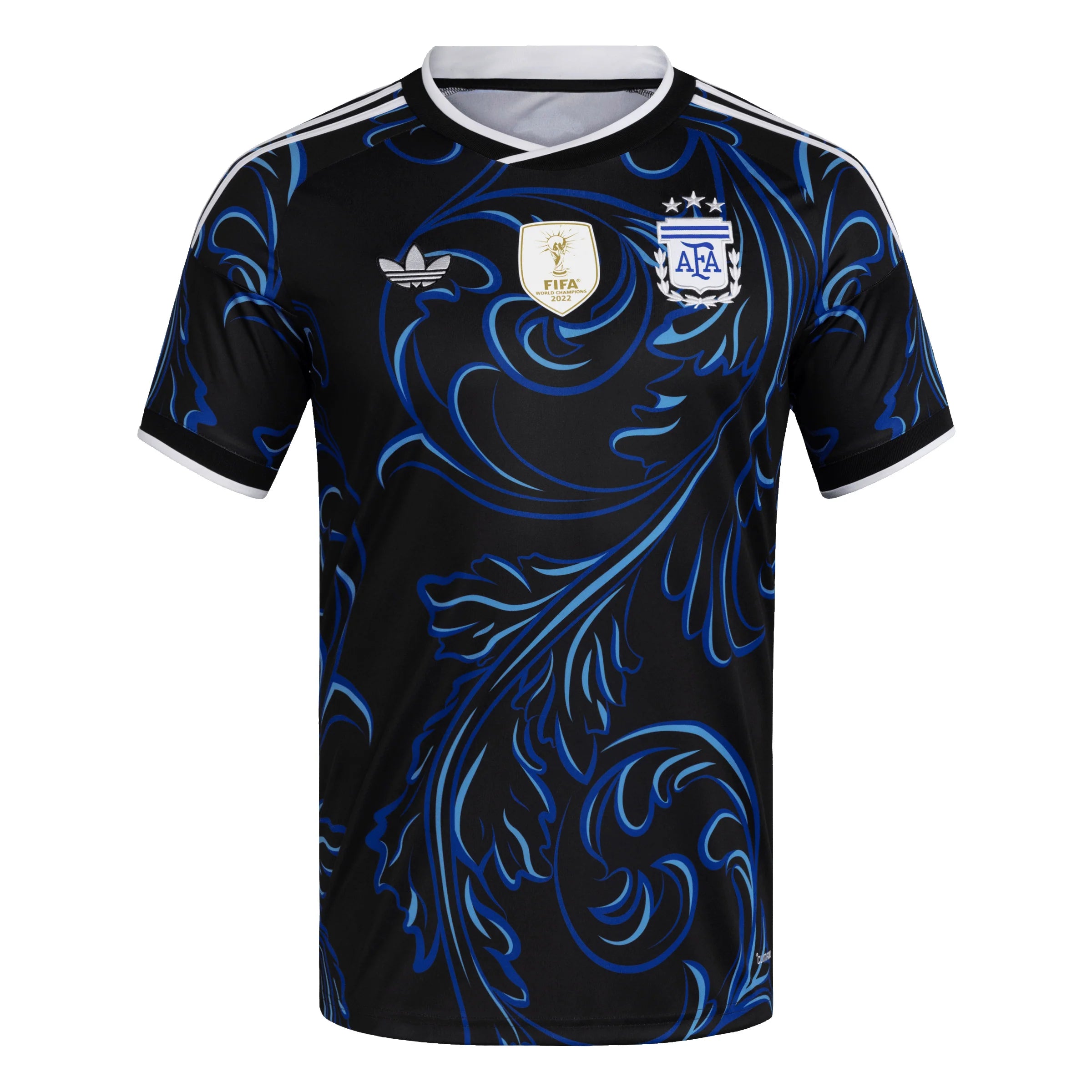 adidas Argentina Away Mens Soccer Jersey 2026 Black Blue