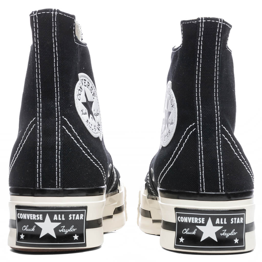 Chuck 70 Hi Plus Black Egret Black