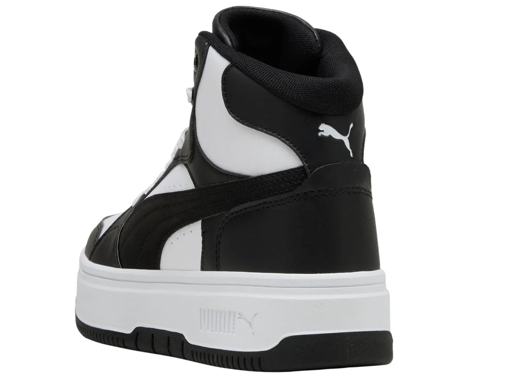 Tenis PUMA Rebound Femme Mid Blanco y Negro para Mujer