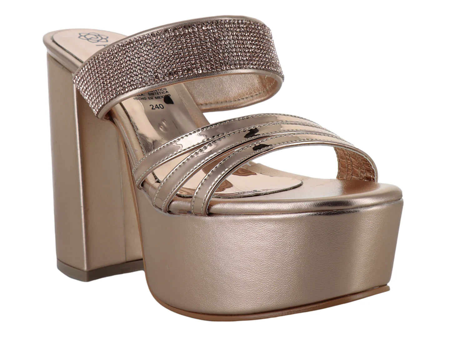 Zapatillas Roze Oro Rosado para Mujer