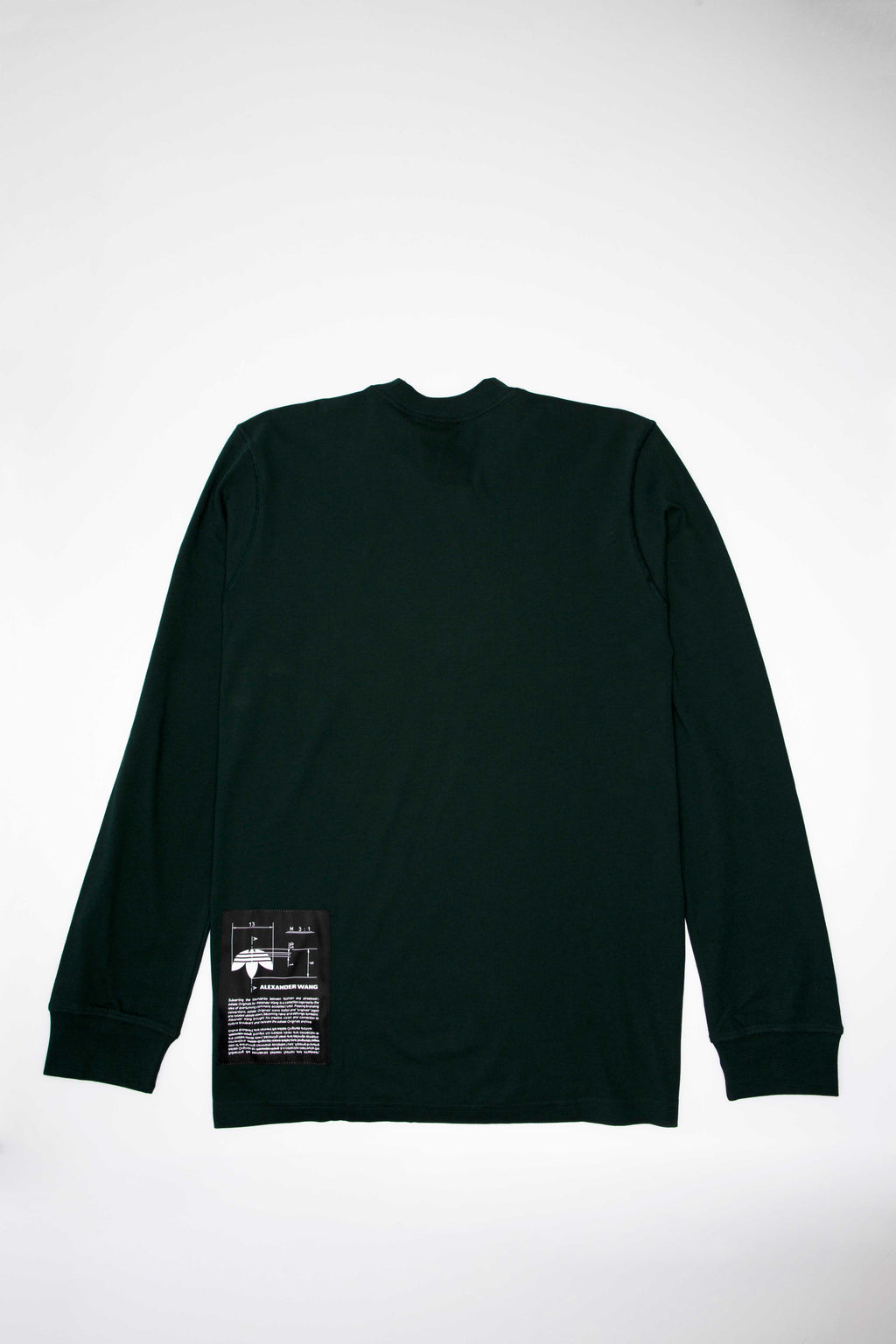 Alexander Wang X adidas Collection AW Long Sleeve Mens Shirt Green Green