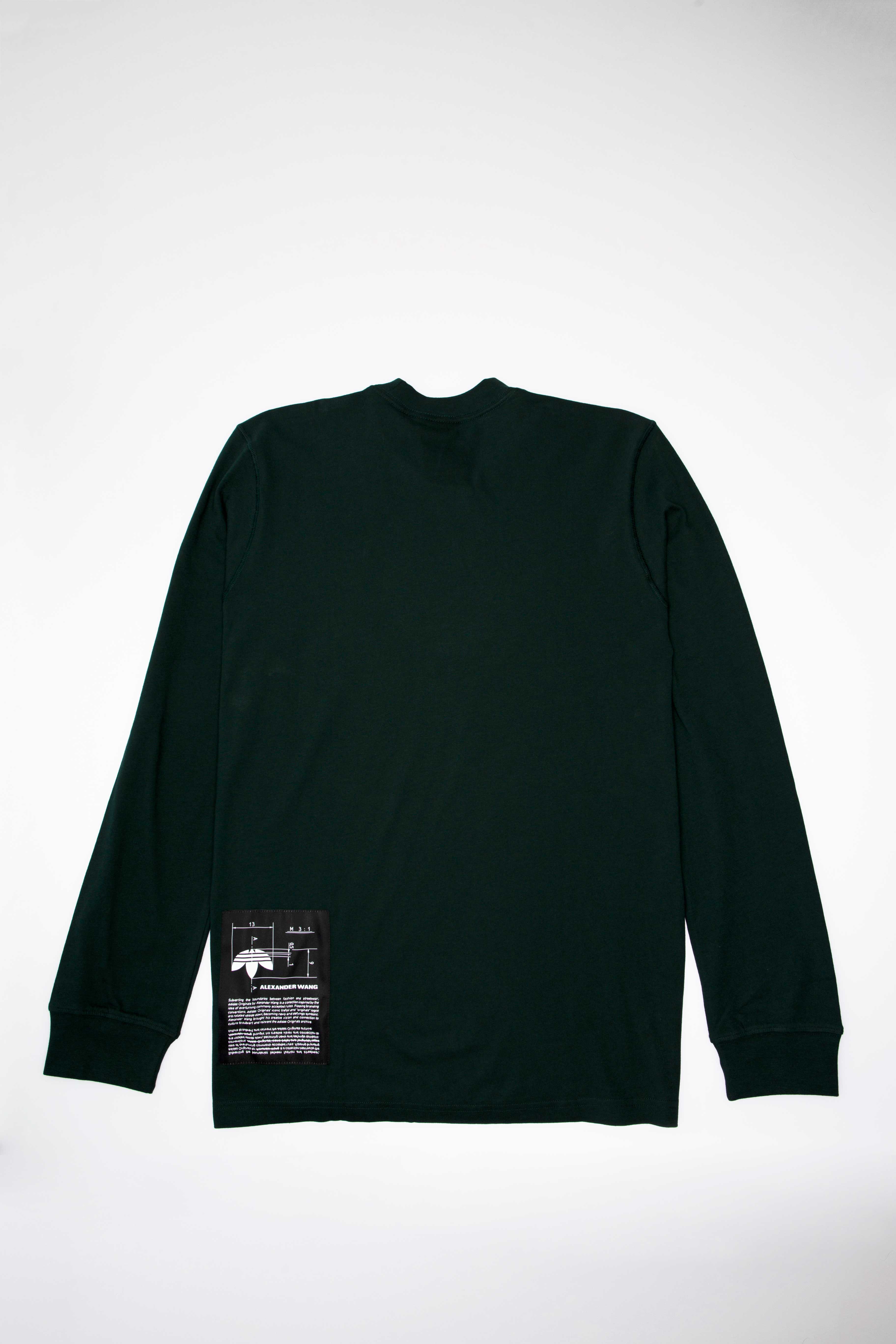Alexander Wang X adidas Collection AW Long Sleeve Mens Shirt Green Green