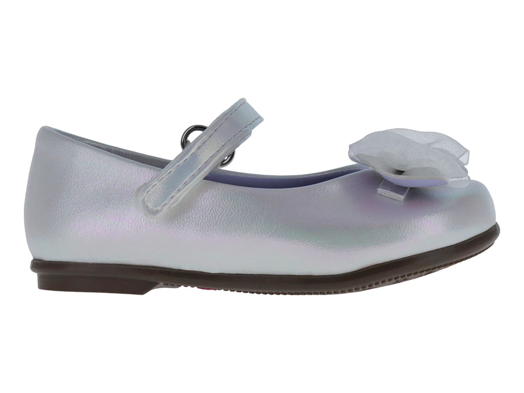 Zapatos Planos Tropicana Blanco Iridiscente para Niña