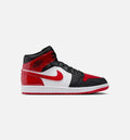 Air Jordan 1 Mid SE Mens Lifestyle Shoe Black White Varsity Red