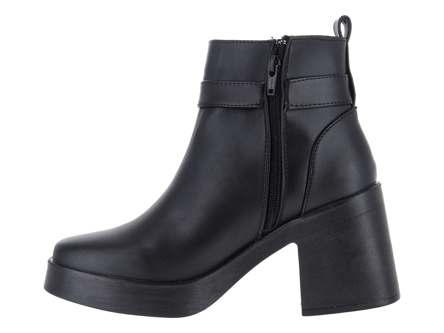 Botines Nairobi Luna Rosa Negro para Mujer