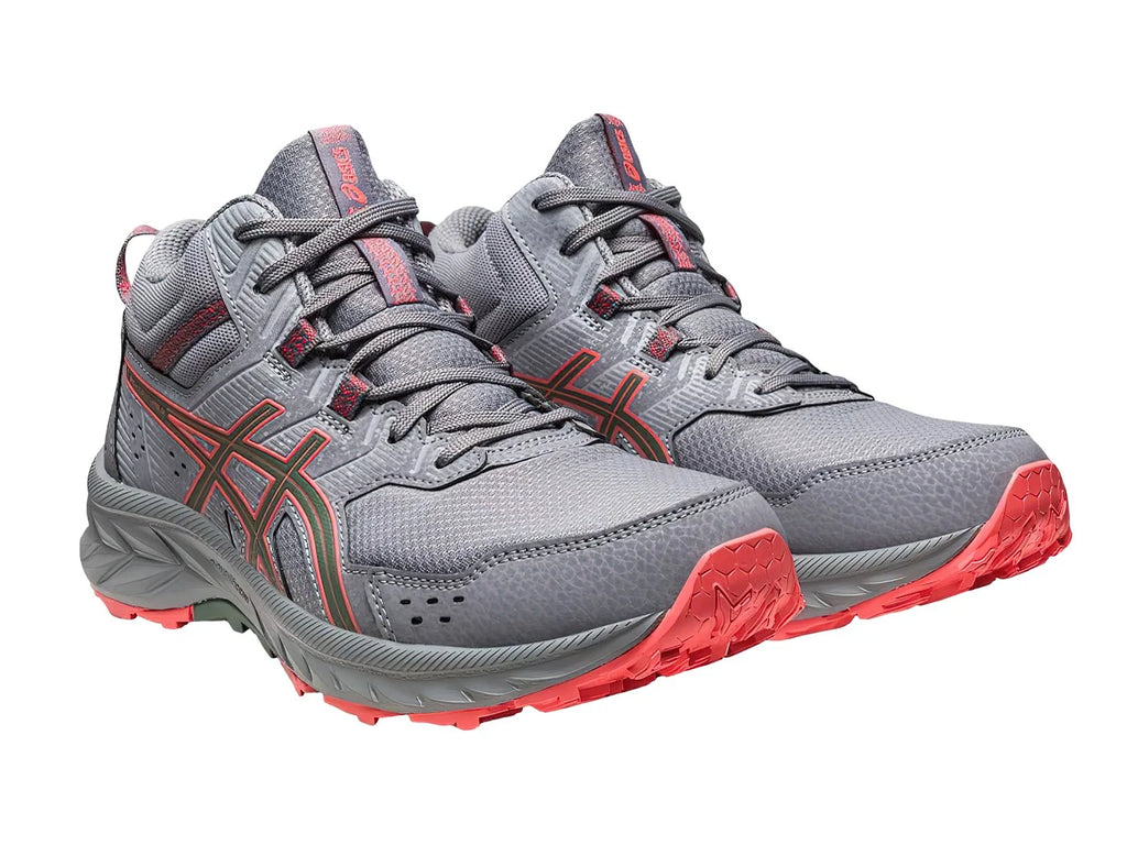 Tenis ASICS Gel Venture 9 MT Gris y Naranja para Mujer