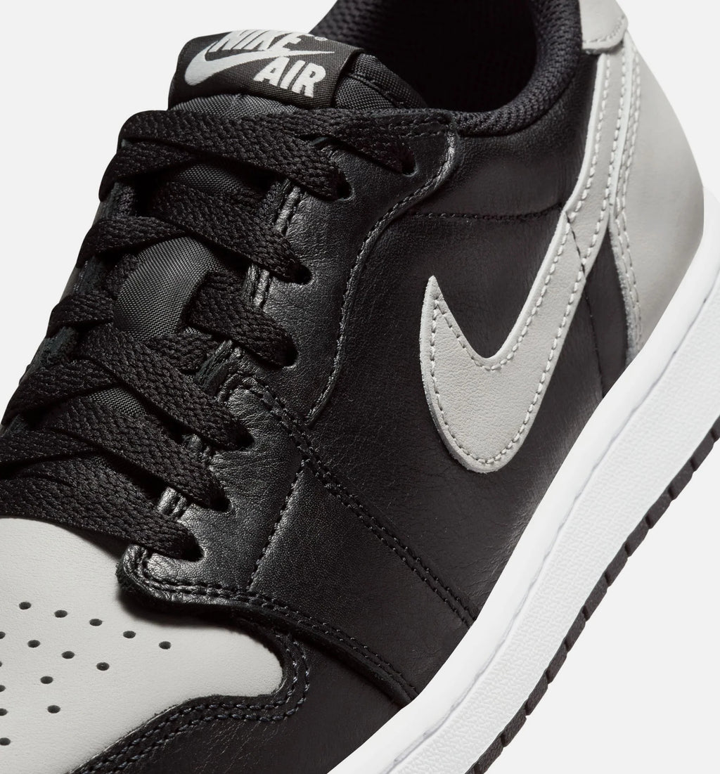 Air Jordan 1 Retro Low OG Shadow Mens Lifestyle Shoe Black Medium Grey White Free Shipping