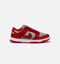 Dunk Low Satin Womens Lifestyle Shoe Medium Grey Varsity Red