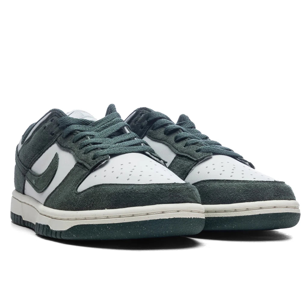 Womens Dunk Low Photon Dust Vintage Green Sail