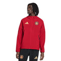 adidas Atlanta United FC Tiro Travel Full Zip Mens Soccer Windbreaker Red Gold